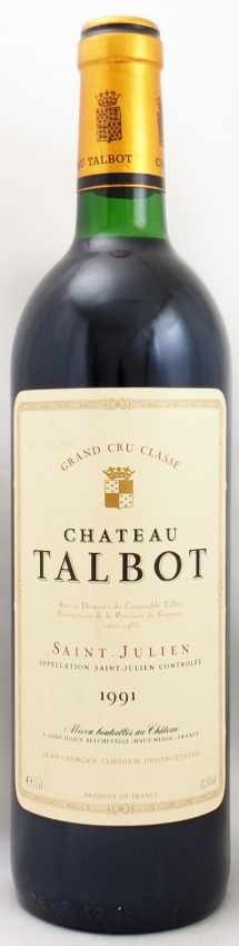 1991年 シャトー タルボ Chateau Talbot の販売 ヴィンテージワイン専門店のnengou Wine Com List Detail Htm Wid 751