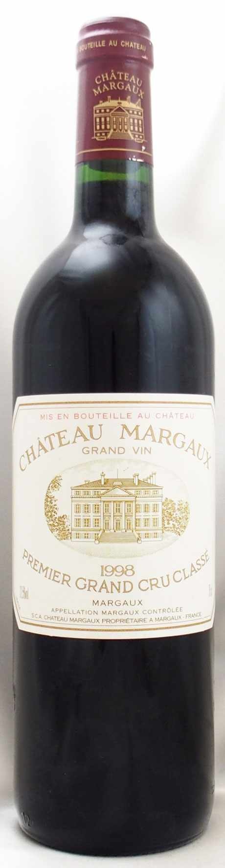1998年 シャトー マルゴー Chateau Margaux の販売 ヴィンテージワイン専門店のnengou Wine Com List Detail Htm Wid 1801