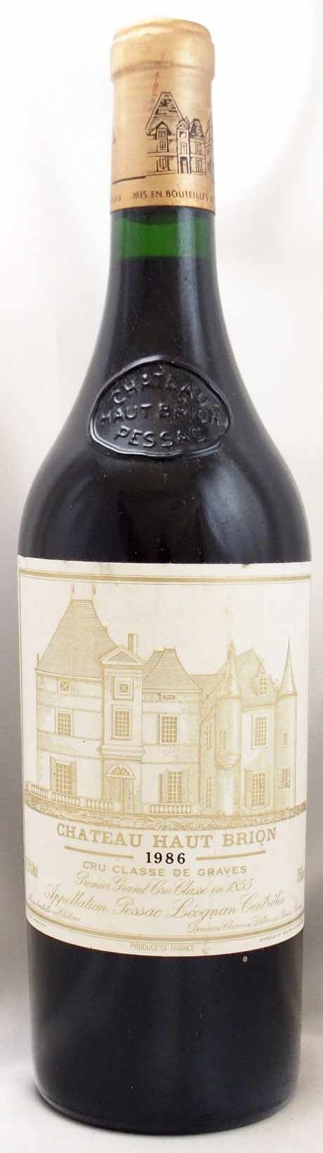 1986年 シャトー オー ブリオン Chateau Haut Brion の販売 ヴィンテージワイン専門店のnengou Wine Com