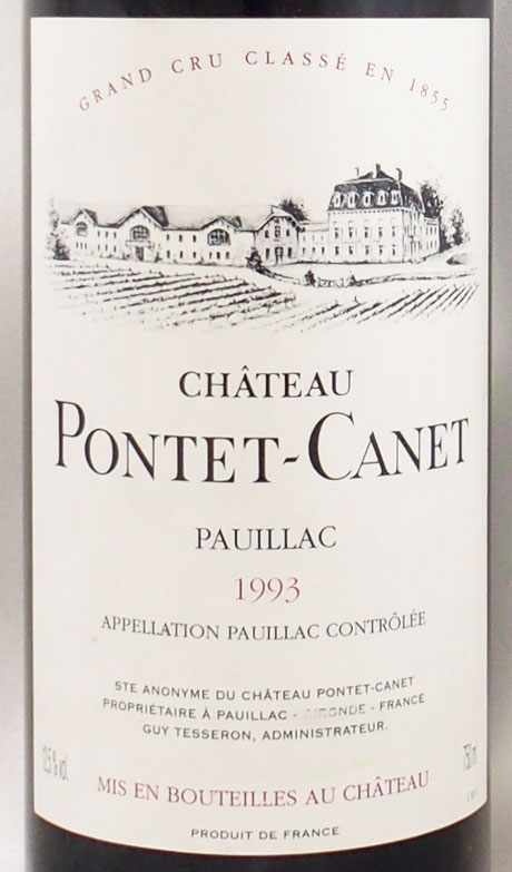1993年 シャトー ポンテカネ CHATEAU PONTET CANET の販売[ヴィンテージワイン専門店のNengou-wine.com