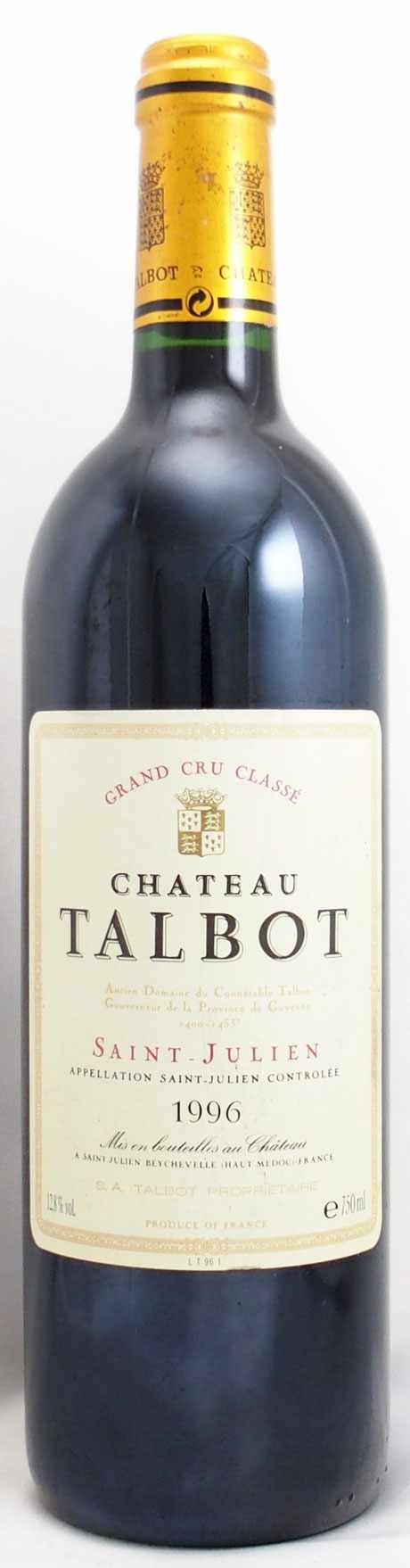 1996年 シャトー タルボ Chateau Talbot の販売 ヴィンテージワイン専門店のnengou Wine Com