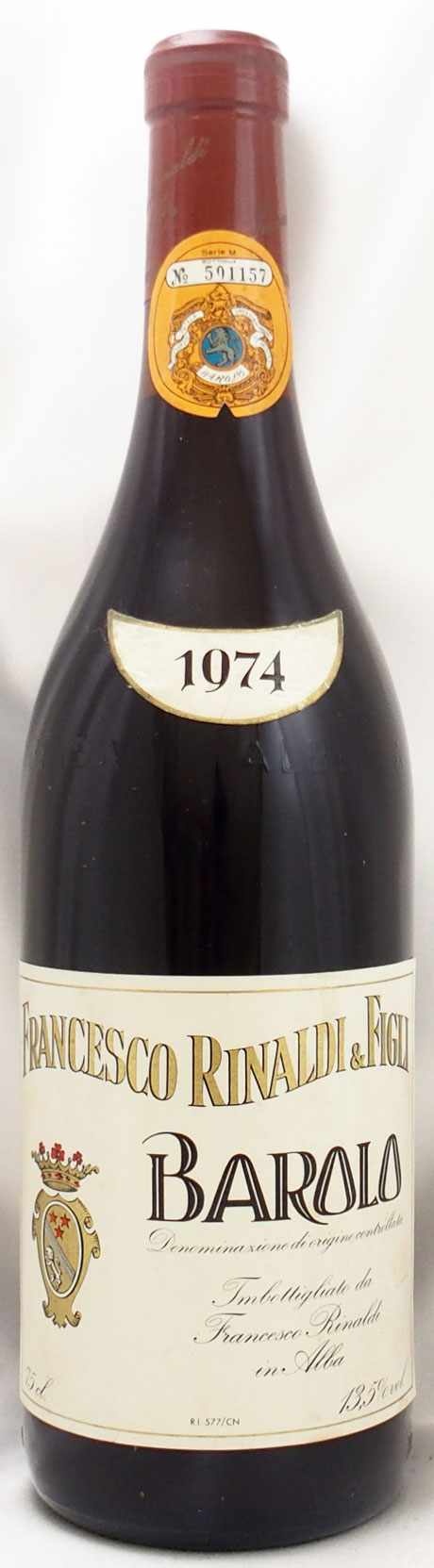 1974年 バローロ フランチェスコ リナルディbarolo Francesco Rinaldiの販売 ヴィンテージワイン専門店のnengou Wine Com